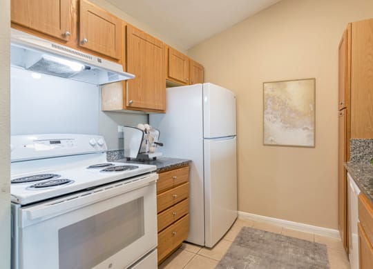 Fully Equipped Kitchen at Vermillion Apartments, Houston, 55901