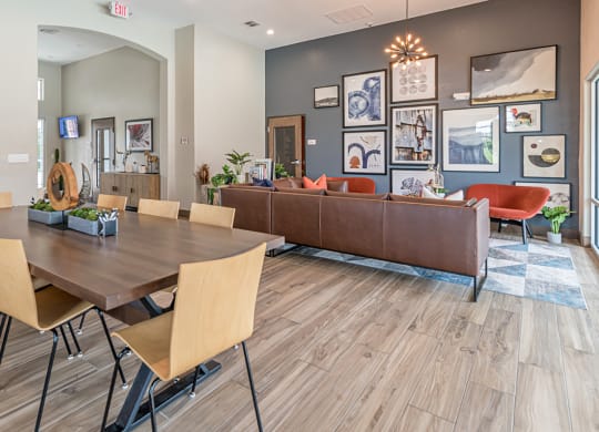Community Room at Vermillion Apartments, Houston, TX 77021