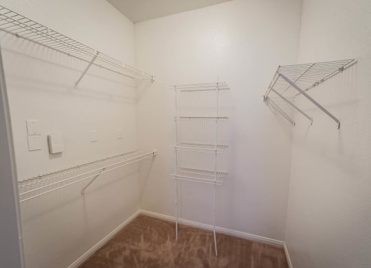 Closet at Villa Springs, Houston, Texas