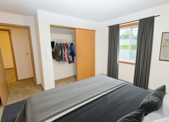 Dominium_Albertville Meadows_Virtually Staged Apartment Bedroom