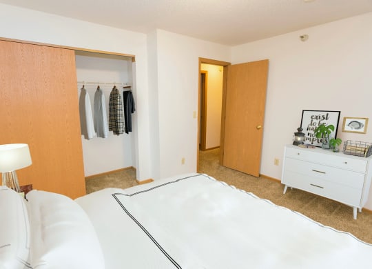 Dominium_Albertville Meadows_Virtually Staged Apartment Bedroom
