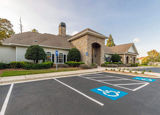 Clubhouse Exterior at Alexander at Stonecrest Apartments, Georgia