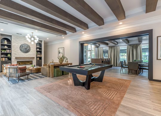 Billiards Table at Alexander at Stonecrest Apartments, Lithonia