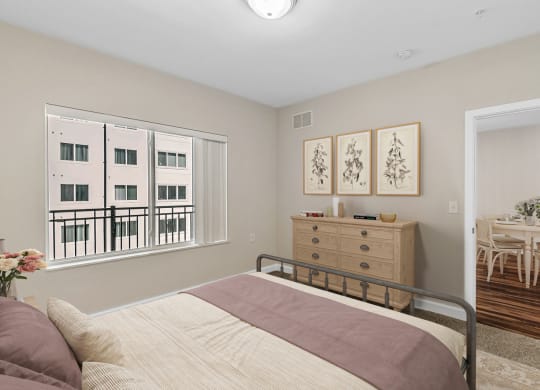 Bedroom With Closet at Briar Park 55+ Apartments, Atlanta, 30331