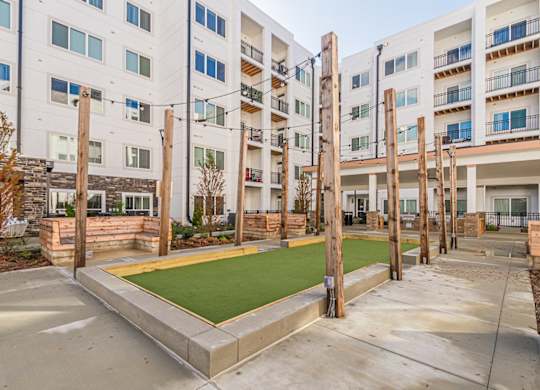 Bocce Ball Court at Briar Park 55+ Apartments, Atlanta