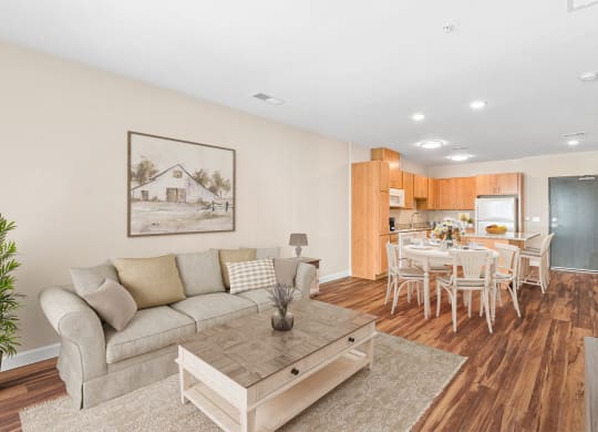Dining room at Briar Park 55+ Apartments, Atlanta