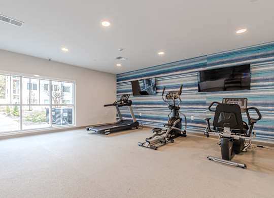 Fitness Studio at Briar Park 55+ Apartments, Atlanta 