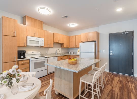 Eat In Kitchen at Briar Park 55+ Apartments, Georgia