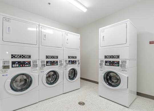 Laundry Room at Briar Park 55+ Apartments, Atlanta 