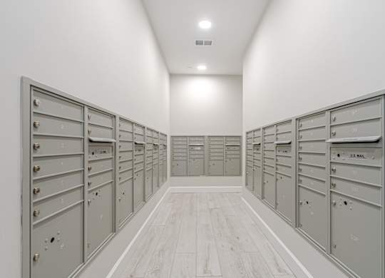 Mailroom at Briar Park 55+ Apartments, Atlanta, GA 30331