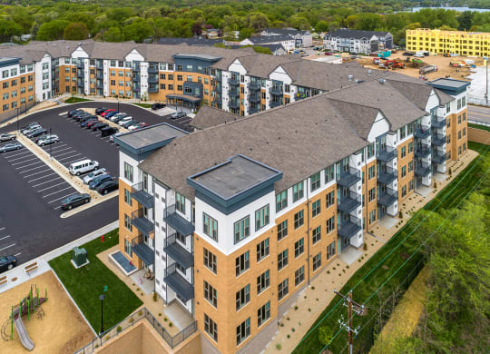 Aerial View at Brighton Oaks, Minnesota