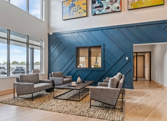 Updated Building Lobby & Community Room at Brighton Oaks, New Brighton, MN 55112