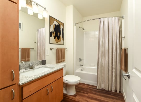 Large Bathroom at Casa Azure 55+ Apartments, Phoenix, 85035