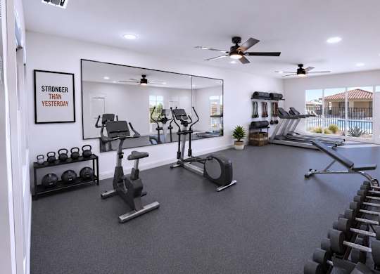 Dominium_Cholla Ranch_Fitness Center Rendering
