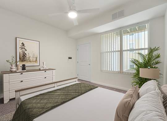 Bedroom at Creekridge on the Park Apartments, North Carolina