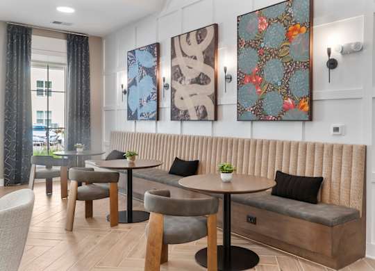 Clubhouse interior at Creekridge on the Park Apartments, North Carolina, 28212