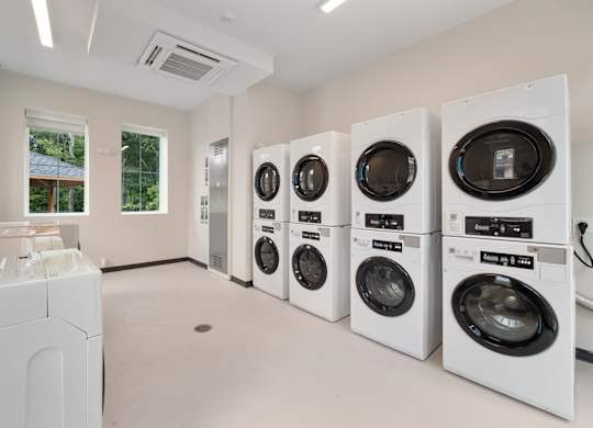 Laundry room at Creekridge on the Park Apartments, Charlotte, North Carolina