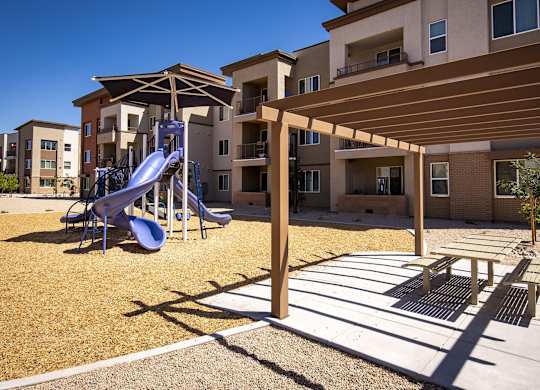 Exterior area at Estrella Springs at Canyon Trails Apartments, Goodyear, AZ