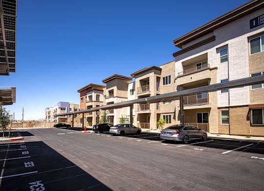 Street at Estrella Springs at Canyon Trails Apartments, Goodyear, AZ, 85338