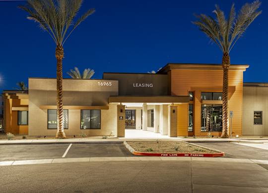 Night at Estrella Springs at Canyon Trails Apartments, Goodyear, AZ, 85338