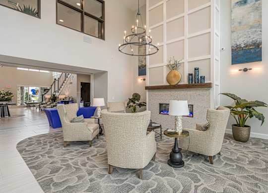 Community Room at Heron Ridge 62+ Apartments, Kissimmee, 34746