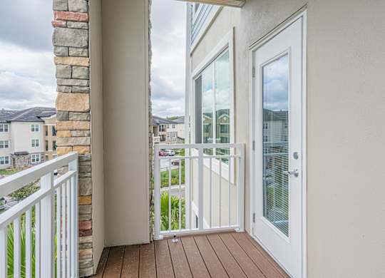 Patio at Heron Ridge 62+ Apartments, Kissimmee, 34746