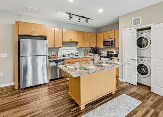 Kitchen at Landings of Lexington, Lexington, MN