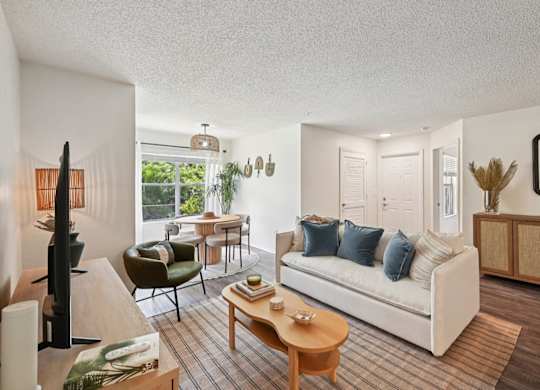 Living Room at The Lucille Apartments, Stuart Florida