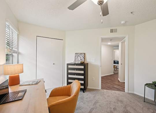 Office Setup at The Lucille Apartments, Stuart Florida