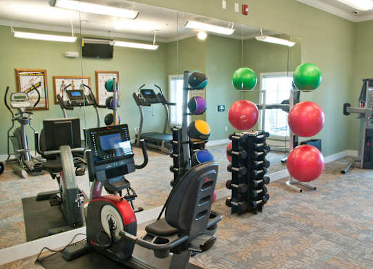 Fitness Center at Mariposa at Bay Colony, Dickinson, TX