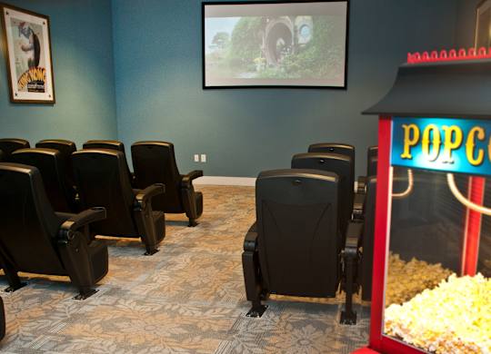 Movie Theatre at Mariposa at Bay Colony, Texas
