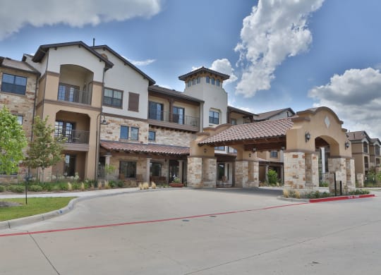 Exterior Street at Cedars of Elk Drive 55+ Apartments, Burleson, 76028