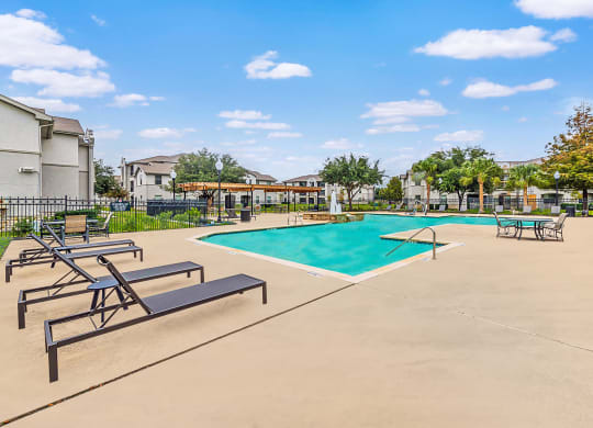 Pool With Sundeck at Mission at Baytown, Texas