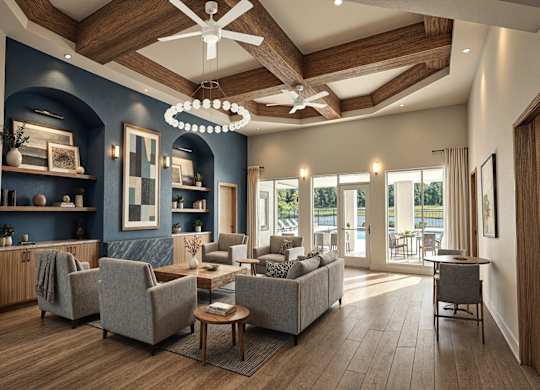 Spacious Living Room at Orchard Grove Apartments, Vero Beach
