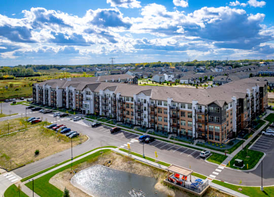 Exterior Entrance at Orville Commons, Woodbury Minnesota 
