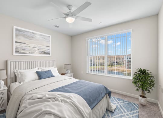 Bedroom at Osprey Park 62+ Apartments, Florida, 34758