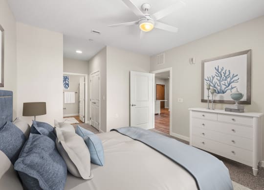 Large Bedroom at Osprey Park 62+ Apartments, Florida