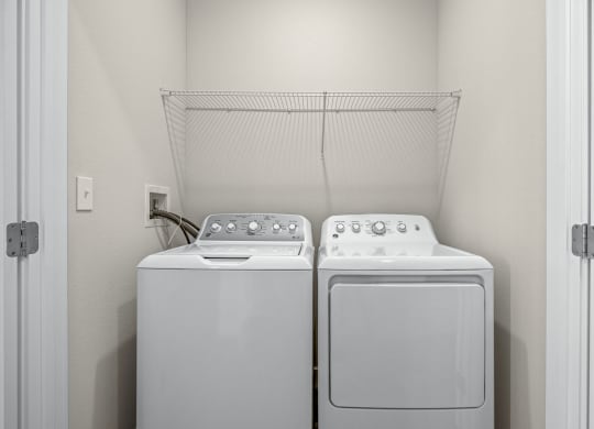 Washer Dryer at Osprey Park 62+ Apartments, Kissimmee, Florida