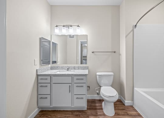 Bathroom With Bathtub at Osprey Park 62+ Apartments, Kissimmee, 34758