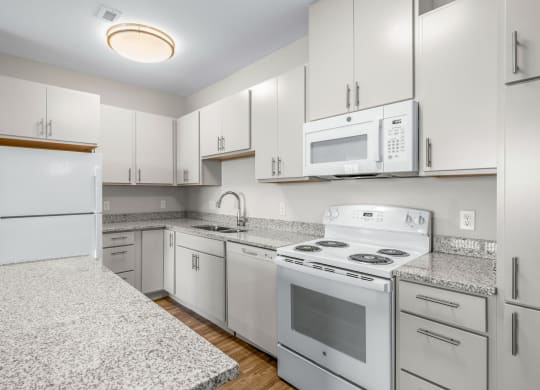 Fully Equipped Kitchen at Osprey Park 62+ Apartments, Kissimmee, FL