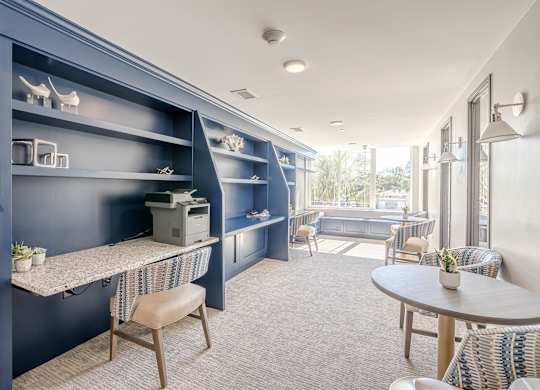 Library at Sandpiper Glen 62+ Apartments, Florida