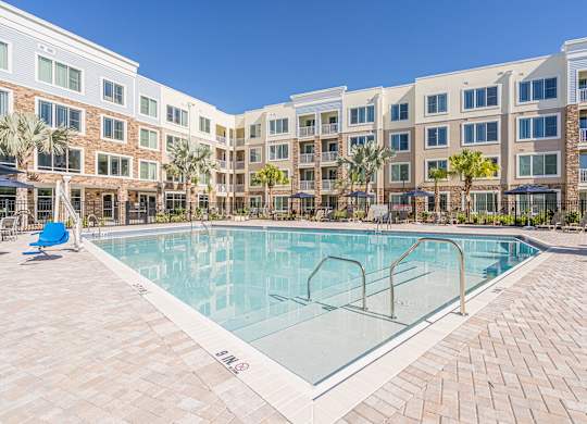 Pool at Sandpiper Glen 62+ Apartments, Orlando, FL
