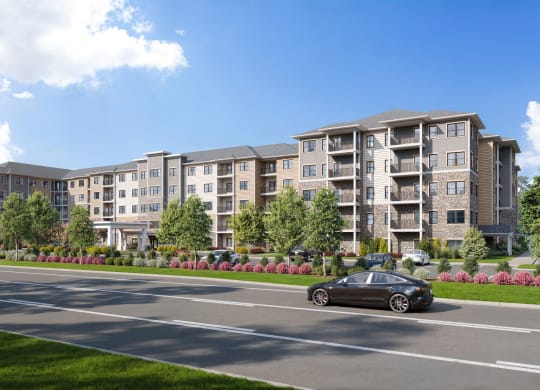 Street view at Shannon Reserve 55+ Apartments, Georgia, 30291