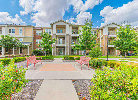 Lush Green Space at Mariposa at Spring Hollow Saginaw 55+ Apartments, Saginaw