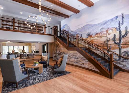 Community Living Room at Suncrest Vista at Canyon Trails 55+ Apartments, Goodyear