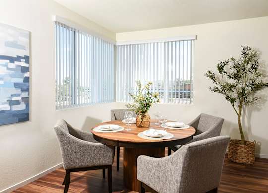 Dining Room at Suncrest Vista at Canyon Trails 55+ Apartments, Goodyear, Arizona