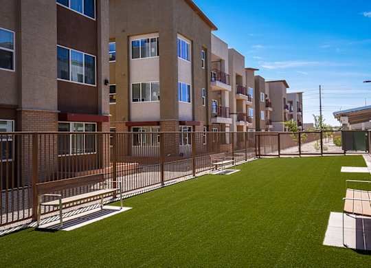 Dog Park at Suncrest Vista at Canyon Trails 55+ Apartments, Arizona