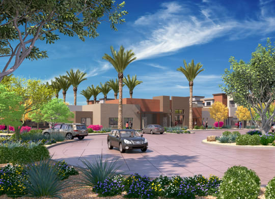 Exterior  at Suncrest Vista at Canyon Trails 55+ Apartments, Goodyear, Arizona