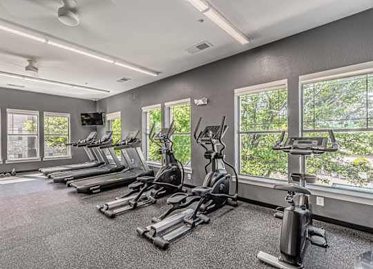 Gym at The Cesera 55+ Apartments, Garland, 75040