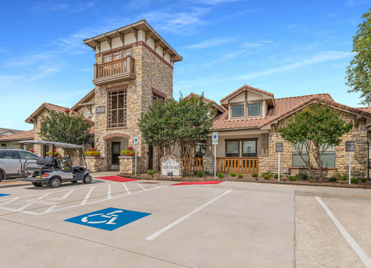 Leasing Office Exteriorat The Portofino 55+ Apartments, Pasadena